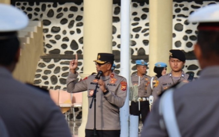 Wakapolda Bengkulu saat Ingatkan Personil Semakin Matang dalam Bekerja