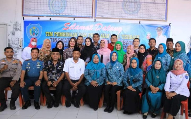 Tim ll Penilaian Kecamatan Terbaik saat kunjungi Kecamatan Panai Hilir 