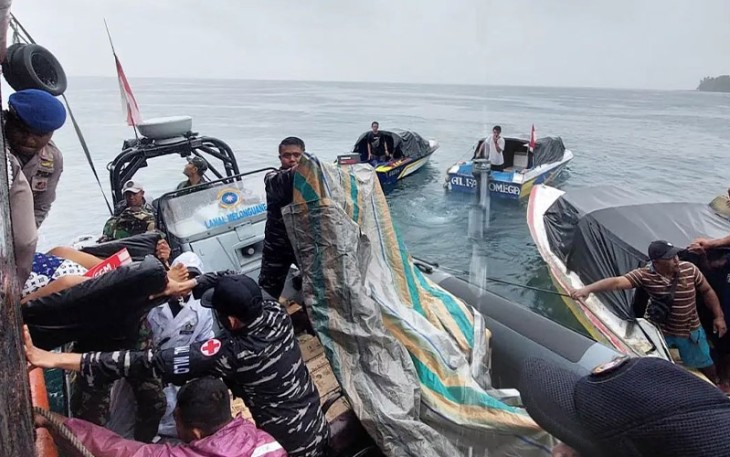 Aksi penyelamatan pasca kejadian