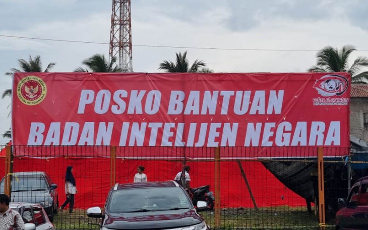 Posko Bantuan BIN pada Gempa Cianjur