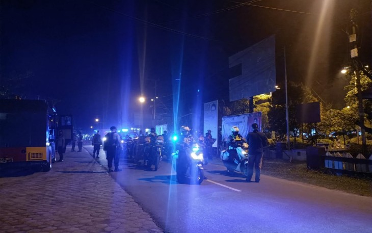 TNI-Polri Kabupaten Gunung Mas Gelar Patroli Bersama, Ciptakan Malam Pergantian Tahun yang Aman dan Kondusif
