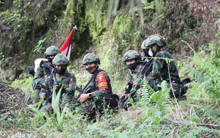 Prajurit Yonif 645/Gty semangat ikuti latihan