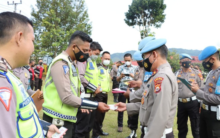 Operasi Gaktiplin, di Polres Rejang Lebong, tim Bid Propam Polda Bengkulu