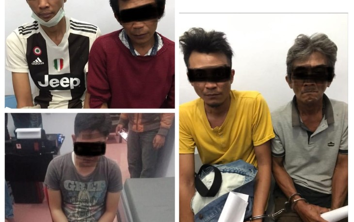 Pelaku pengedar dan pemakai narkoba yang diamankan tim Sat Resnarkoba Polres Rejang Lebong