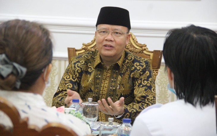 Gubernur Bengkulu saat pertemuan dengan ASPPI dan ASITA Bengkulu