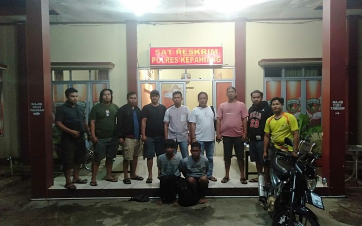 Dua pelaku tindak pidana curas modus gembos ban berhasil diciduk tim Opsnal Musang Nala