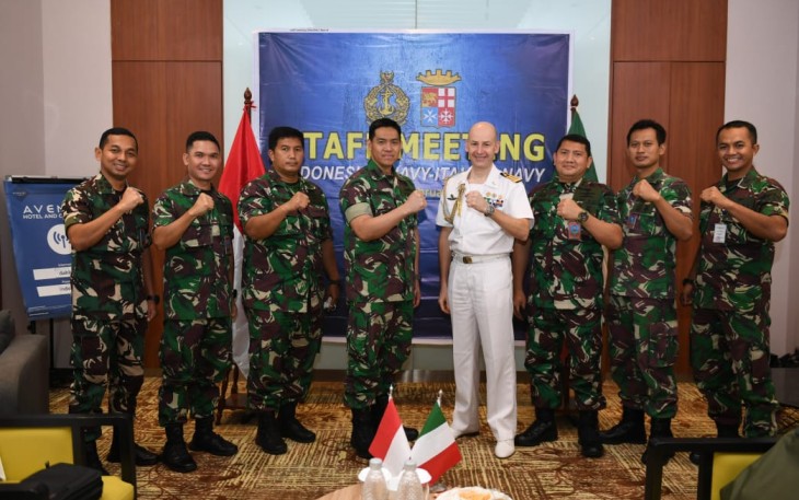 TNI AL Bahas Rencana Kerja Sama Dengan Italian Navy