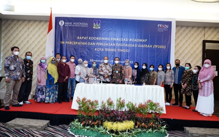 Rapat Koordinasi Finalisasi Roadmap Tim Percepatan dan Perluasan Digitalisasi Daerah Kota Tebing Tinggi, Sumut