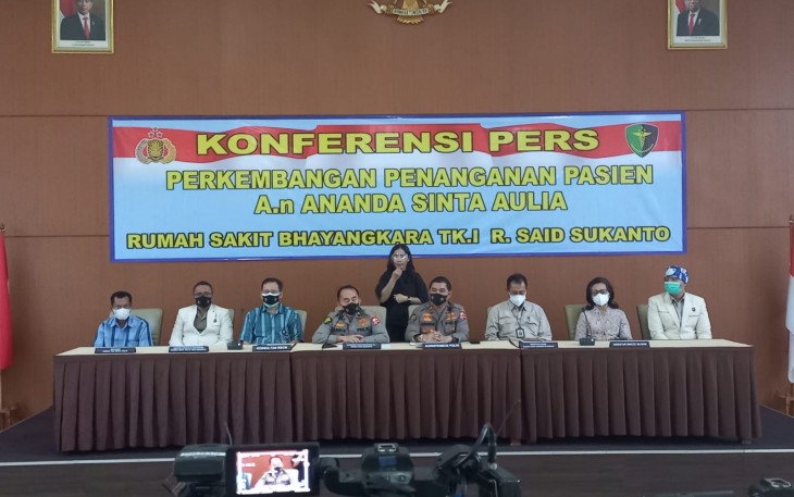 RS Polri berkolaborasi untuk mengoptimalkan pengobatan Sinta Aulia, bentuk tim beranggotakan para ahli dan pakar