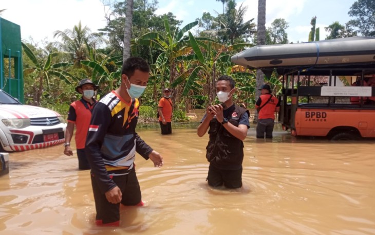 Kondisi pasca Banjir Jember