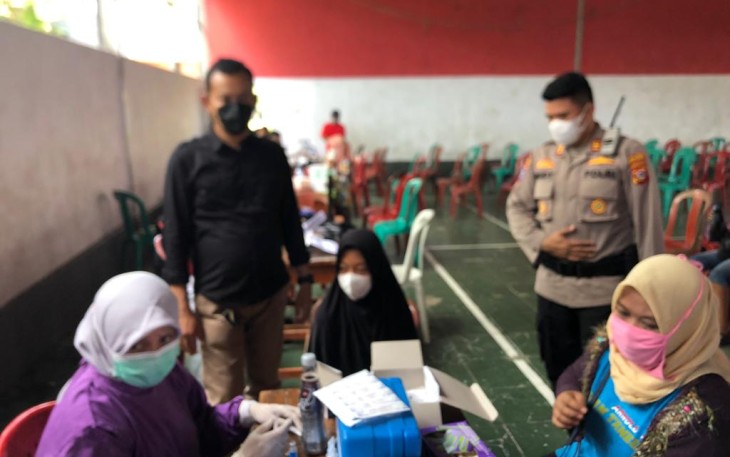 Gerai Vaksinasi Presisi Polres Majalengka 