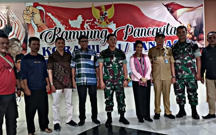 Dandim Depok Kunjungi Kampung Pancasila