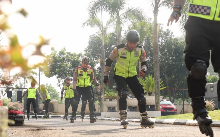 Tim Patroli Sepatu Roda, Inovasi Terbaru Polres Banjar 