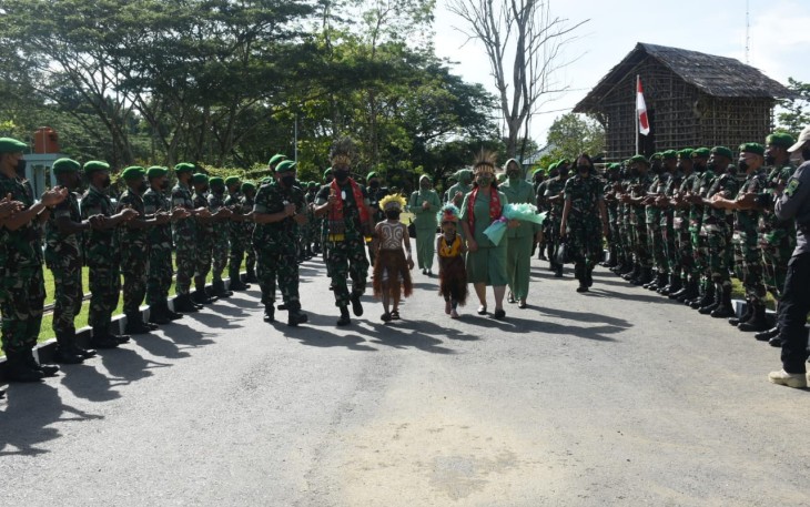 Pangdam XVIII/Kasuari, Brigif 26/GP dan Yonif 763/SBA Satuan Luar Biasa Konsisten Jaga Jati Diri 