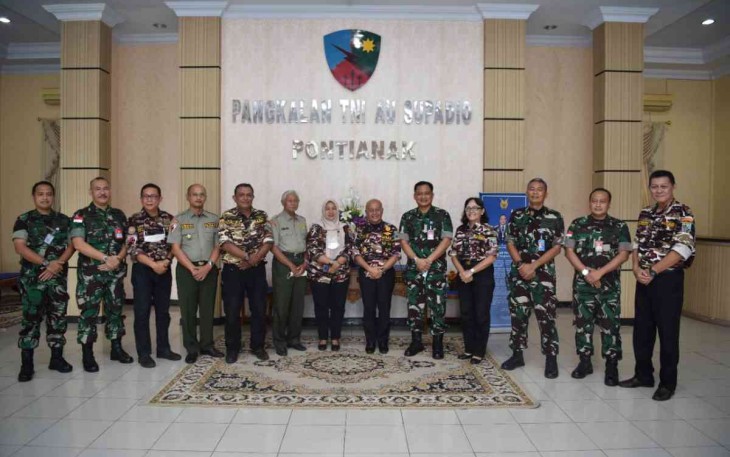 Lanud Supadio Sambut Kunjungan FKPPI Kalbar, Jalin Silaturahmi dan Konsolidasi