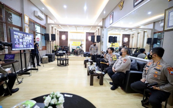 Aplikasi E-Yankes, Kapolda Jatim Semangati Anggotanya Terpapar Covid-19