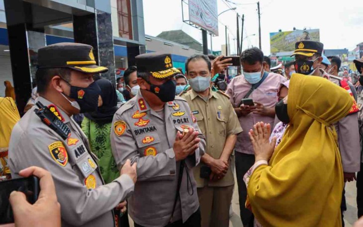Pedagang Pasar Pasalaran Datangi Kapolda Jabar, Bahagia Minyak Goreng Curah Tersedia