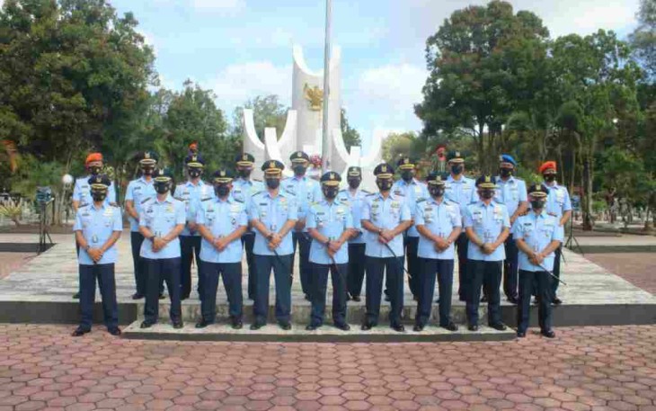 Ziarah Rombongan Lanud Abd Saleh dan Insub ke TMP Suropati Kota Malang