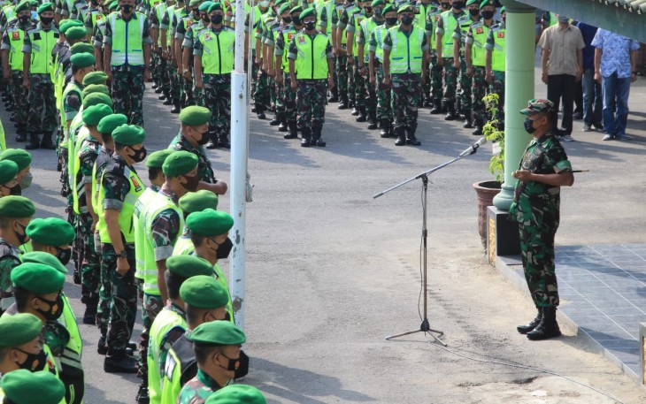 Apel gelar kesiapan pasukan Kodim 0808/Blitar
