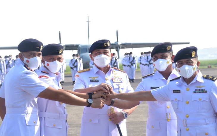 Tongkat Komando Lanudal Jakarta dan Lanudal Aru, Resmi Berpindah Tangan