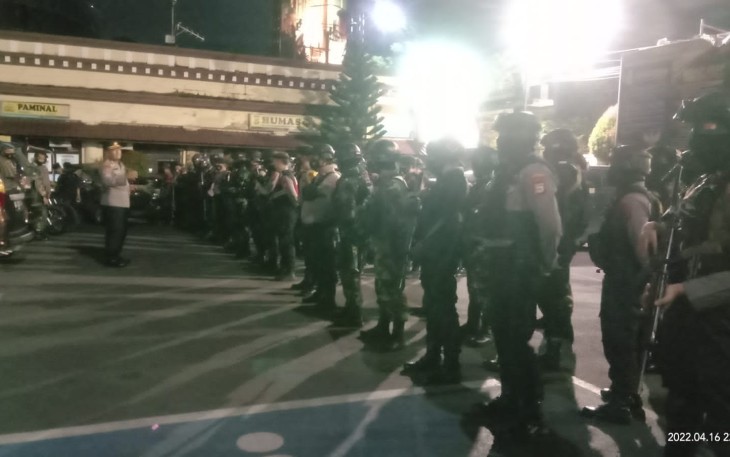 Polrestabes Makassar Gelar Patroli Gabungan