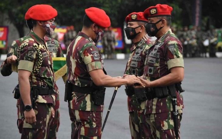 Sertijab Danpusdiklatpassus Kopassus 