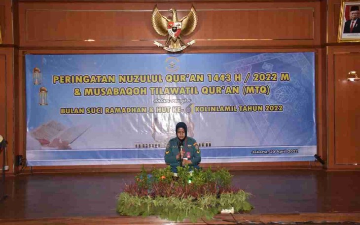 Lomba MTQ Semarakkan HUT Ke-61 Kolinlamil 