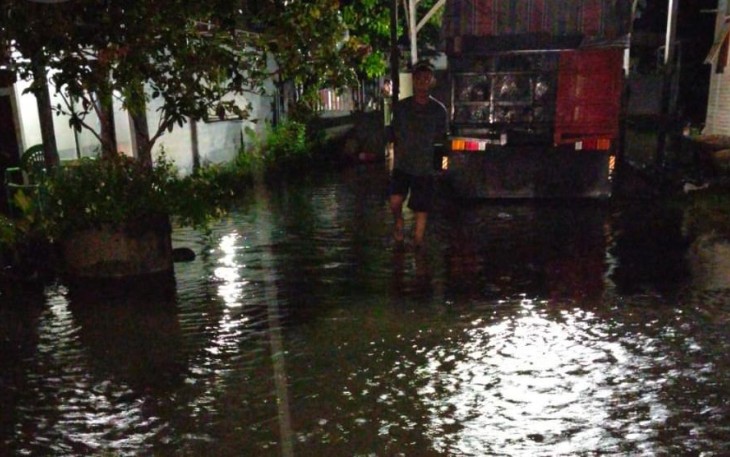 Banjir landa kabupaten Halmahera Timur. Jum'at (29/4/2022)