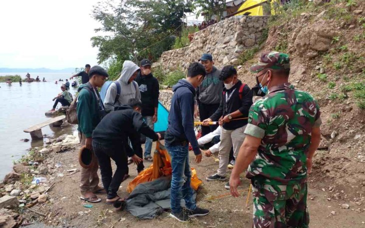 Serma Sembiring himbau jaga keselamatan dalam berwisata. Sabtu (07/05/2022) 