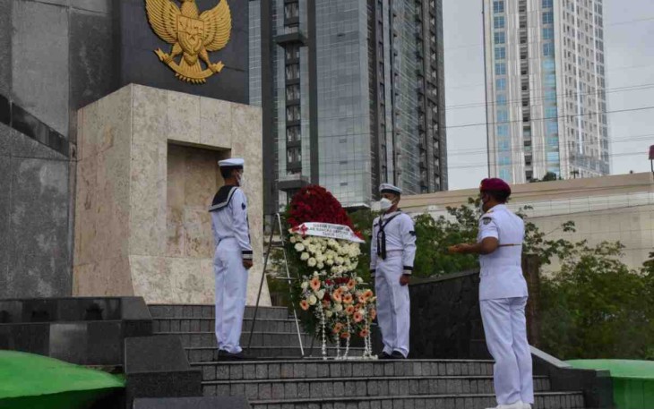 Dankodiklatal pimpin ziarah rombongan di TMP 10 Nopember. Rabu (11/05/2022)