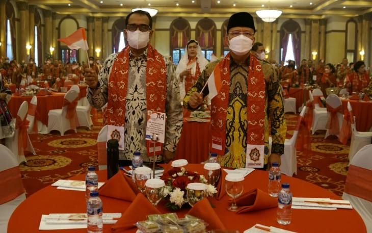 Gubernur Bengkulu saat menghadiri haul ke-99 Ibu Agung Fatmawati Soekarno, di Jakarta, Sabtu (14/05/2022)