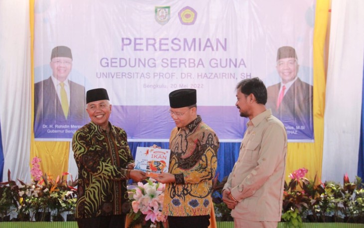 Peresmian Gedung Serba Guna Universitas Prof. Dr. Hazairin (Unihaz) Bengkulu, Jumat (20/05/2022)