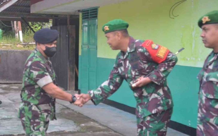 Dansatgas sambut kunjungan Tim Audit Kinerja Itjen TNI 