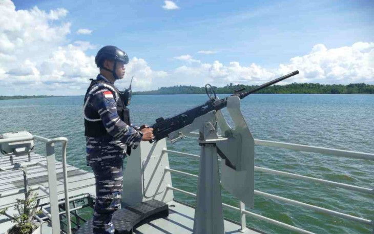 Prajurit KRI Tatihu-853 latihan uji terampil glagaspur 