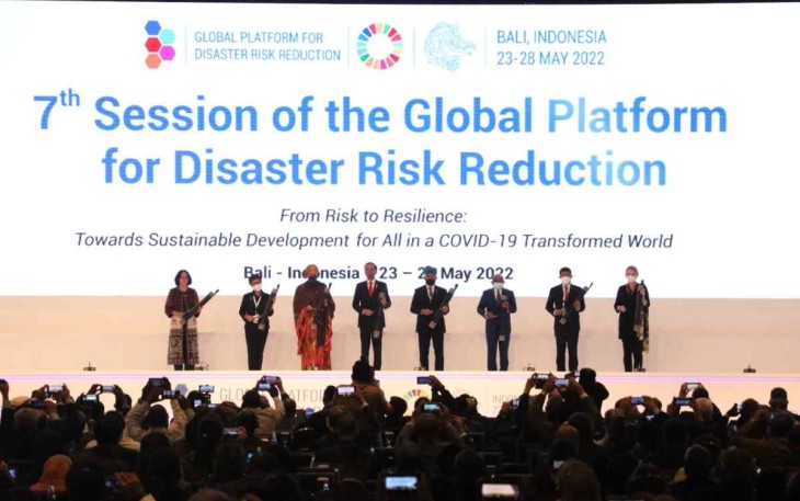 Presiden Joko Widodo resmi membuka GPDRR ke-7 Bali