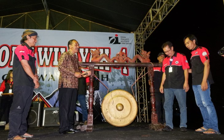 Acara seremonial pembukaan Jamwil IV Oi Jawa Tengah, Sabtu (28/5/2022) malam.