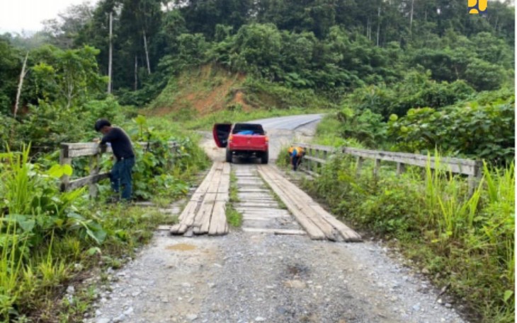 Pembangunan jembatan di trans Papua ruas Merauke Sorong