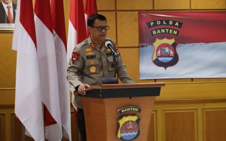 Kapolda Banten saat membuka Taklimat Akhir Audit Kinerja Itwasum Polri Tahap II Tahun 2022