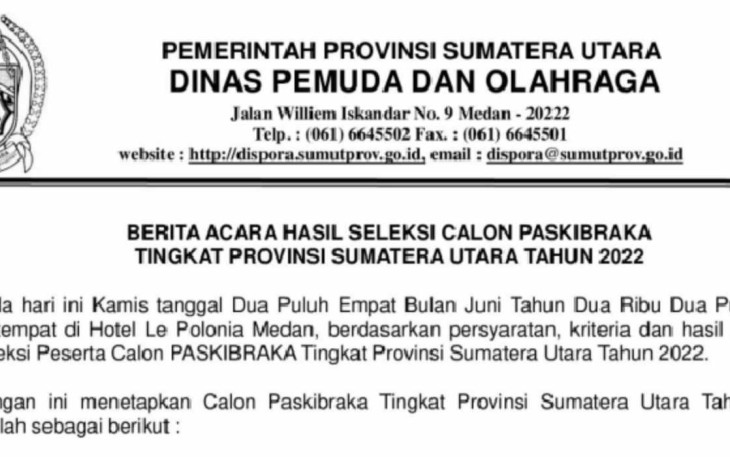 Cuplikan berita acara