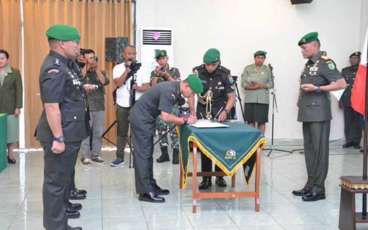 Sertijab Dandim jajaran Korem 172/PWY