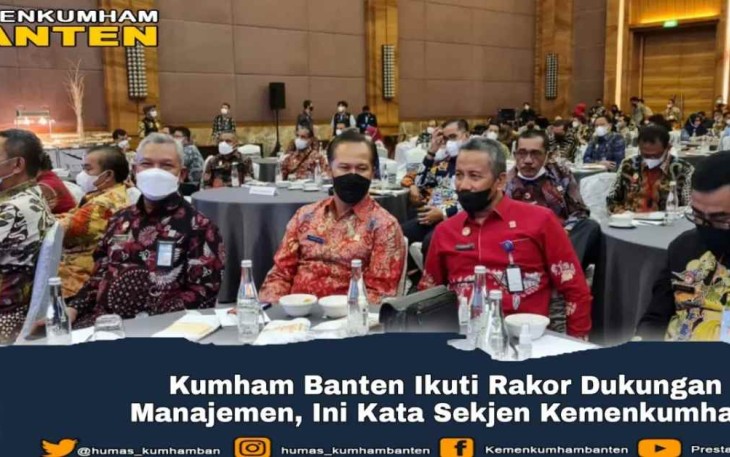 Rakor bersama Sekjen Kemenkumham RI di Jakarta 