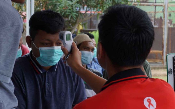 Protokol kesehatan napi baru di Lapas Kelas II A Cilegon 