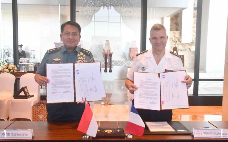 Perjanjian kerjasama militer antara TNI AL dan French Navy
