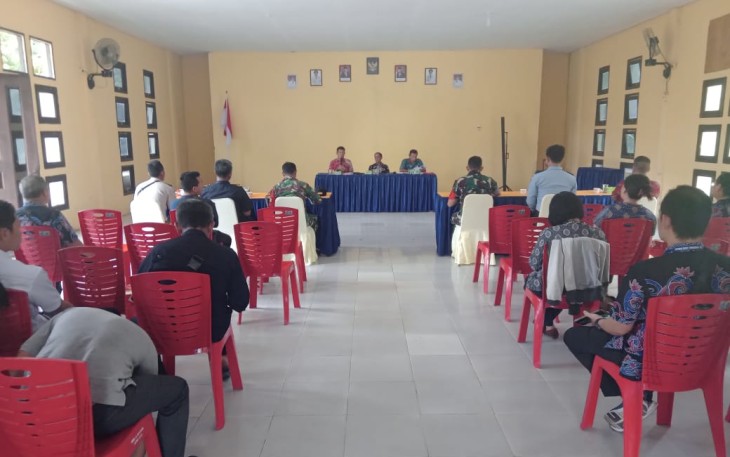 Rapat panitia HUT Kemerdekaan RI ke-77 di perbatasan 