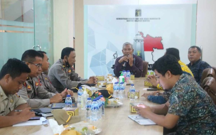 Kakanwil Banten saat rakor pemberantasan narkoba