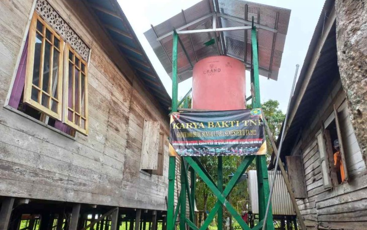 Karya bakti Kodim 1001/HSU-BLG 