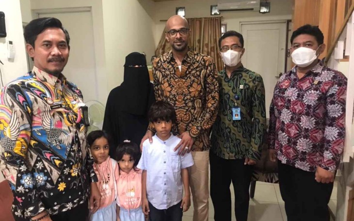 Swafoto bersama dikediaman warga negara Yaman