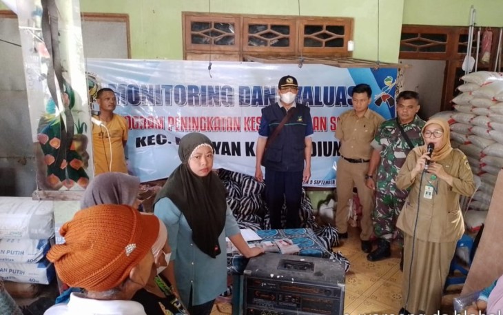 Penyaluran BPNT di wilayah binaan 