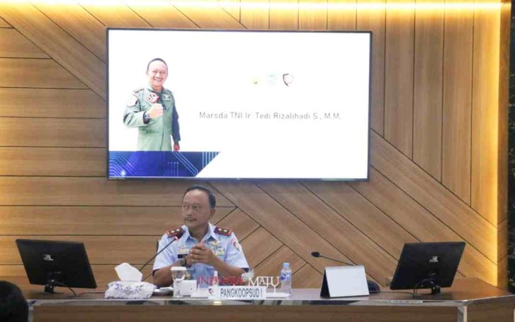 Pangkoopsud I saat exit briefing 