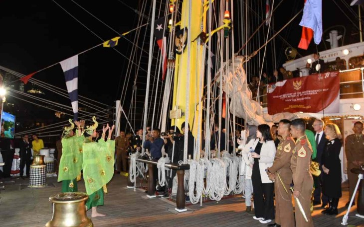 Satgas KJK TNI AL saat unjuk kebolehan di Australia 